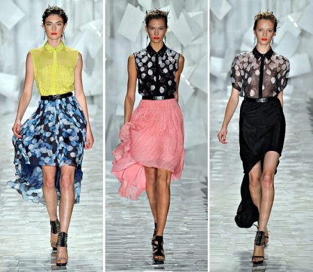 Chiffon skirts with train