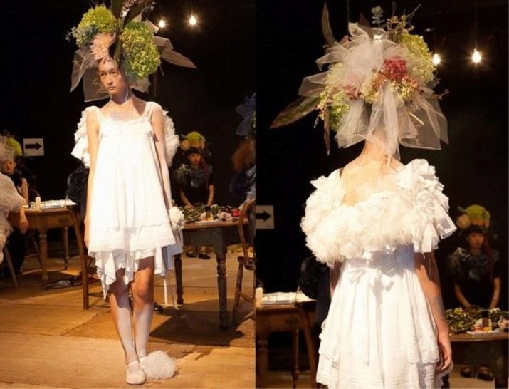 Kahanga-hanga ang Wedding Dress sa pamamagitan ng Fur-Fur